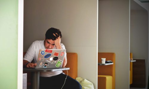 man at laptop